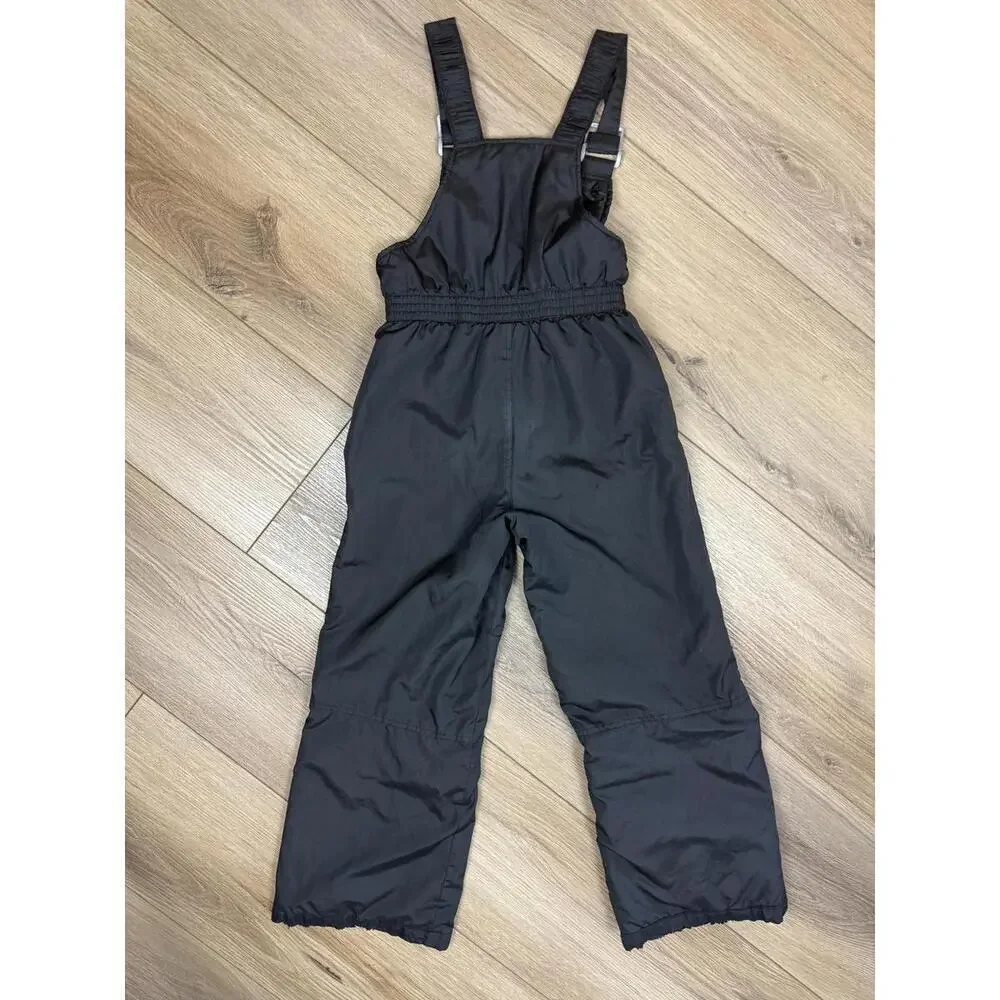 ZeroXposur Snow Bib Pants Kids 7/8 Black Ski Salopettes Adjustable Straps